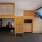 a children's play room with a slide