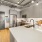 a kitchen with a large island